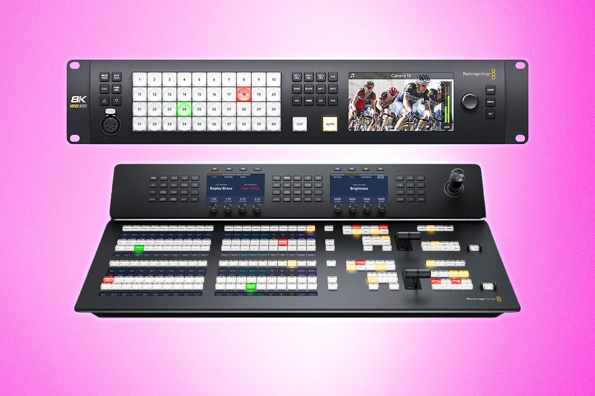 ATEM Constellation 8K with keyboard